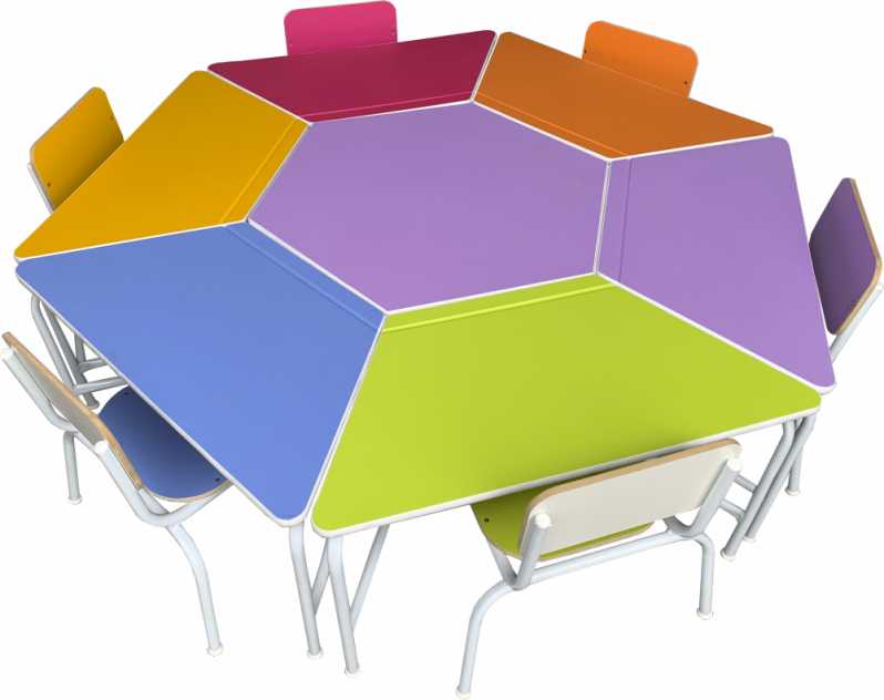 Mesa para Escola Vila Franci - Mesa para Atividade Escolar